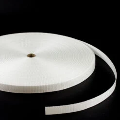 Polypropylene Webbing 7390/PP002 1" White (100 Yards)