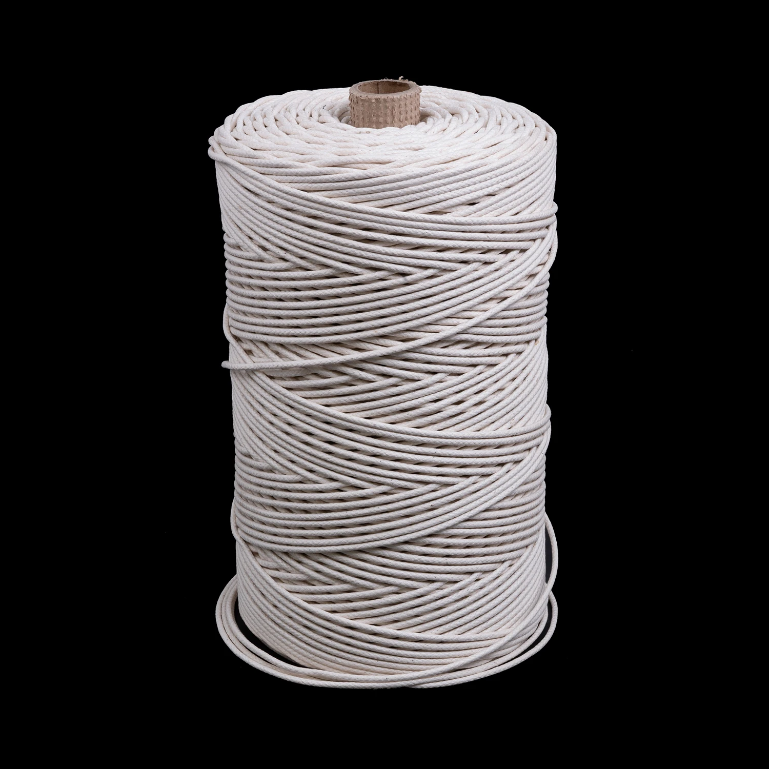 Solid Braid Ultra Cotton Lacing Cord 1/8" White #4 (1500 Feet) 2 Solid Braid Ultra Cotton Lacing Cord 1/8" White #4 (1500 Feet) - Image 2