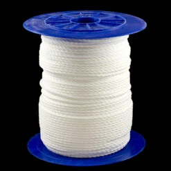 Twisted SFT Polypropylene Cord 1/4" X 1200' White