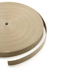 Polypropylene Webbing 7390/PP002 1-1/2" Dark Beige (100 Yards)