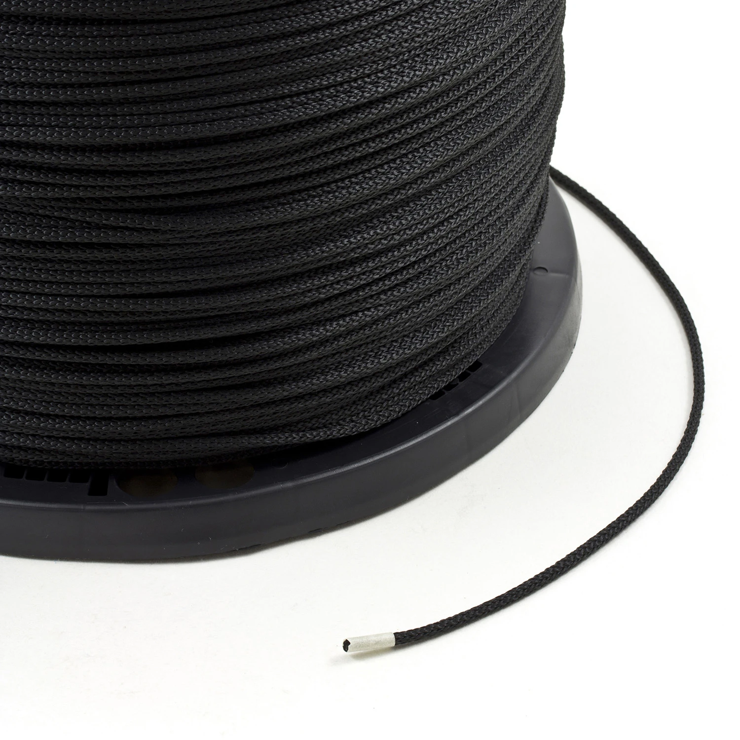 Neobraid Polyester Cord 9/64" Black4-1/2 (3000 Feet) 1 Neobraid Polyester Cord 9/64" Black4-1/2 (3000 Feet)