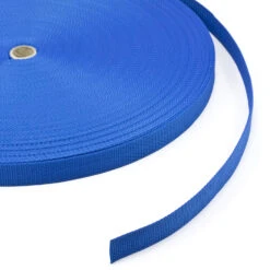 Polypropylene Webbing 7390/PP002 1" Blue (100 Yards)