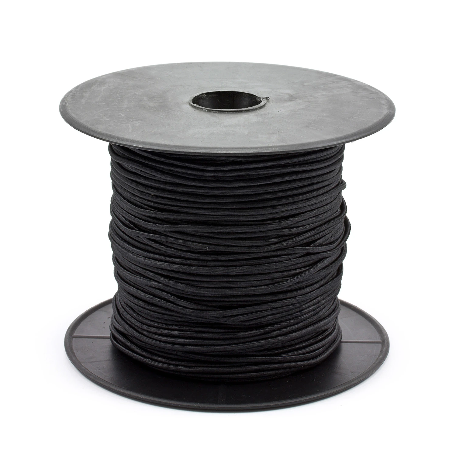 Synthetic Shock Cord With Polyester Jacket 1/8" Black (500 Feet) 2 Synthetic Shock Cord With Polyester Jacket 1/8" Black (500 Feet) - Image 2