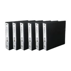 2" D-Ring Binder, Letter Size, Labor-Saving Design, Black, 1/Pack - Moustache® -Merangue International shop large 015e3 Moustache MOS 321D225PD Binders 2 D Ring Binder 3 Rings Letter Size Black Moustache