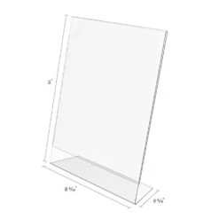 Deflecto Classic Image Slanted Sign Holder, 11"W X 8-1/2"H, Landscape (66701) -Merangue International shop large 04ee9 Deflecto n 330 66701 Sign Holders Display Deflecto Classic Image Slanted Sign Holder