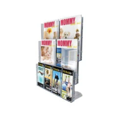 Deflecto Lit-Loc® Interlocking Display System Magazine Holder(772001), 9"W X 11-1/4"H X 1-1/4"D -Merangue International shop large 05797 Deflecto n 330 772001 Sign Holders Display Deflecto Lit Loc Interlocking Display System Magazine Holder 772001 9 W x 11 1 4 H x 1 1 4 D