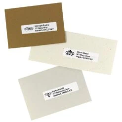 Laser Permanent Address Labels, 1" X 4", White, Compatible - Moustache® -Merangue International shop large 0728c Genuine 5161 Labels Genuine 100 sheets per pack Address Labels compatible with the Avery 5161