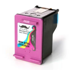 Remanufactured HP 67XL 3YM58AN Color Ink Cartridge High Yield - Moustache® - 1/Pack -Merangue International shop large 09859 Moustache HP 67XL 3YM58AN Color ENVY 6052 All In One Remanufactured HP 67XL 3YM58AN Color Ink Cartridge High Yield Moustache