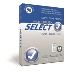 Multiplex High Bright Copy Paper - Letter Size, 20lbs, 8.5" X 11" - 1/Pack, 500 Sheets