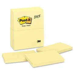Post-it® Self-Adhesive Notepads,Canary Yellow - Ruled, 4 X 6” (1) 133835 -Merangue International shop large 10a87 Post it P 995 x Post it Self Stick Notes Flags Post it Self Adhesive Notepads Canary Yellow