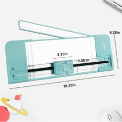 3-in-1 Multi-function Paper Trimmer, 12-Inch, Blue - Moustache® 31 3-in-1 Multi-function Paper Trimmer, 12-Inch, Blue - Moustache® -Merangue International shop large 155cc Moustache MOS 34008 BL Paper Trimmer 3 in 1 Multi function Paper Trimmer Moustache
