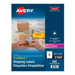 Avery® Shipping Laser Labels, 4 X 3-1/3"- Package Of 25 Sheets, 150Labels/Pack 9 Avery® Shipping Laser Labels, 4 X 3-1/3"- Package Of 25 Sheets, 150Labels/Pack -Merangue International shop large 18d48 Avery Avery TBL x Labels Avery Shipping Permanent Adhesive Laser Labels