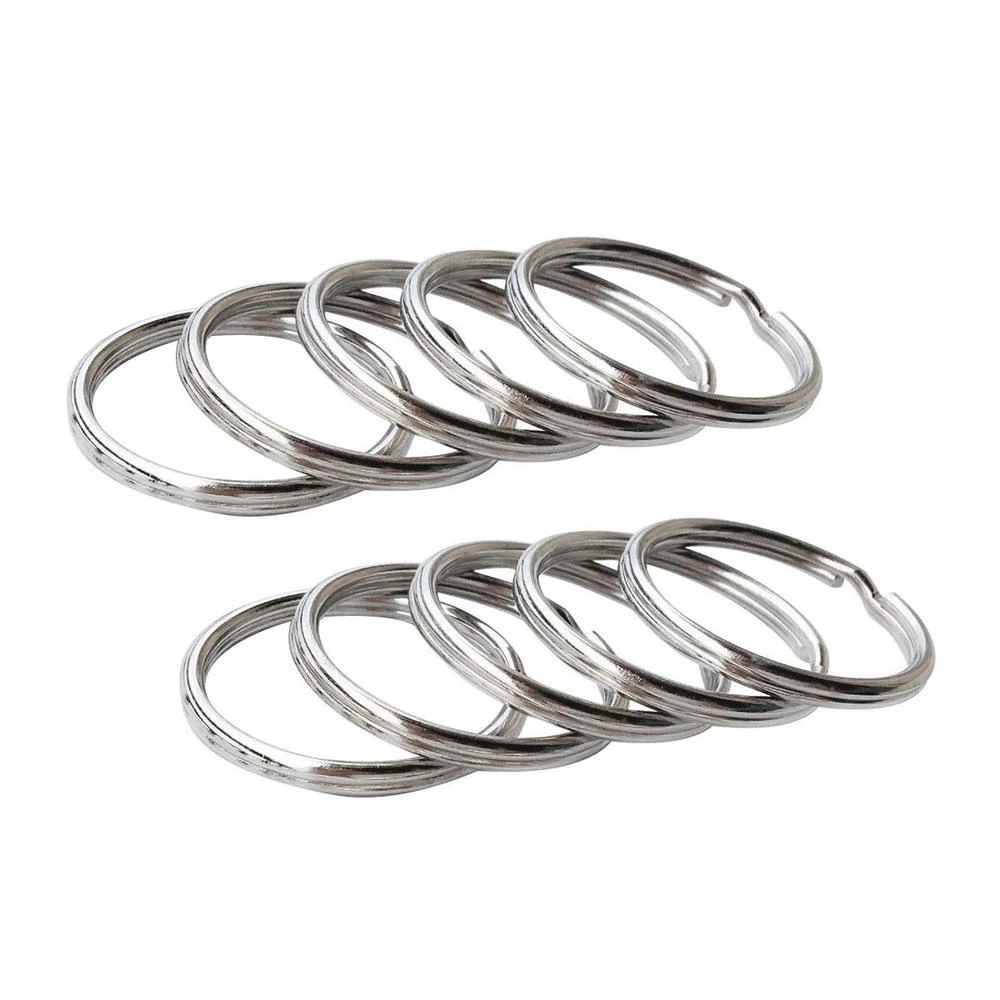 Westcott Split Key Rings, 1-1/4" (31mm) Diameter, 10 Pieces/Pack 2 Westcott Split Key Rings, 1-1/4" (31mm) Diameter, 10 Pieces/Pack - Image 2