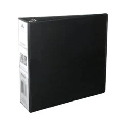 3" D-Ring Binder, 3 Rings, Letter Size, Black - Moustache® - 1/Pack -Merangue International shop large 1bf8b Moustache MOS 321D230PD Binders 3 D Ring Binder 3 Rings Letter Size Black Moustache