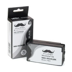 Remanufactured HP 952XL F6U19AN Black Ink Cartridge High Yield - Moustache® - 1/Pack