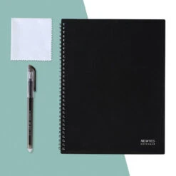 Global Smart Reusable & Erasable Notebook With 1 Erasable Pen And 1 Microfiber Cloth, A5 Size -Merangue International shop large 1f060 No Brand LVB BKB BNA50 Notebooks Smart Reusable Erasable Notebook with 1 Erasable Pen and 1 Microfiber Cloth