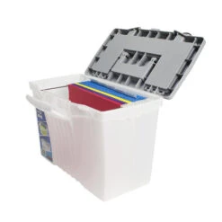 Storex® Portable File Box, Legal/Letter, 17-1/8"L X 9-5/8"W X 11"H - Black -Merangue International shop large 1f3f9 Storex 753 61510B04C STORAGE CRATES BINS Storex Portable File Box Legal Letter 17 1 8 L x 9 5 8 W x 11 H