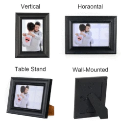 4" X 6" Photo Frame For Wall Or Tabletop , 1/Pack - Moustache® -Merangue International shop large 226bf Moustache MOPF SYF18004 Board Accessories Photo Frame for Wall or Tabletop 4 Pack Moustache