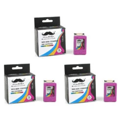 Remanufactured HP 60XL CC644WN Color Ink Cartridge High Yield - Moustache® - 1/Pack -Merangue International shop large 22dd4 Moustache HP60XL CC644WN R ENVY 100 Remanufactured HP 60XL CC644WN Color Ink Cartridge High Yield Moustache