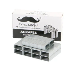 Staples, 1000 Count/box - Moustache® - 1/Pack, No. 23/6, 6mm 26 Staples, 1000 Count/box - Moustache® - 1/Pack, No. 23/6, 6mm -Merangue International shop large 25f2b Moustache MOS 1008 Staplers Staple Removers 24 6 Staples 1000count box Moustache