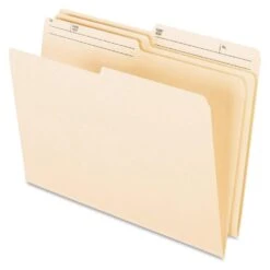 Pendaflex® Reversible File Folders - Legal. 9-1/2-pt. Manila. 10% Post-consumer Fibre.
