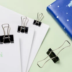 Labor-Saving Binder Clips, Mixed Size Of 3/4", 1", 1-1/4", 70pcs/Box - Moustache® - Assorted -Merangue International shop large 27d53 Moustache MO T210501 College Labor Saving Binder Clips Mixed Size of 3 4 1 1 1 4 70pcs Box Moustache