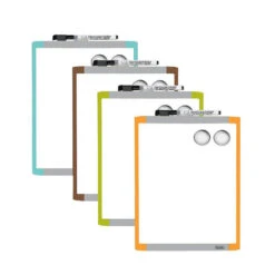 Quartet® Magnetic Framed Dry-Erase Whiteboard, 1 Piece/Pack, Random Color - 11" X 14"