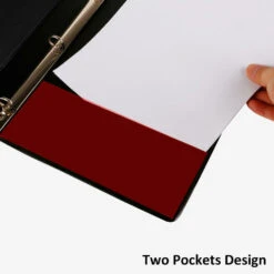 1/2" D-Ring Binder, 3 Rings, Letter Size,Black - Moustache® - 1/Pack -Merangue International shop large 31d05 Moustache MOS 321D205PD Binders 1 2 D Ring Binder 3 Rings Letter Size Black Moustache