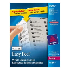 Avery® Easy Peel® White Laser Mailing Labels - 1-3/4 X 2/3”, 1500/Pack, 785022