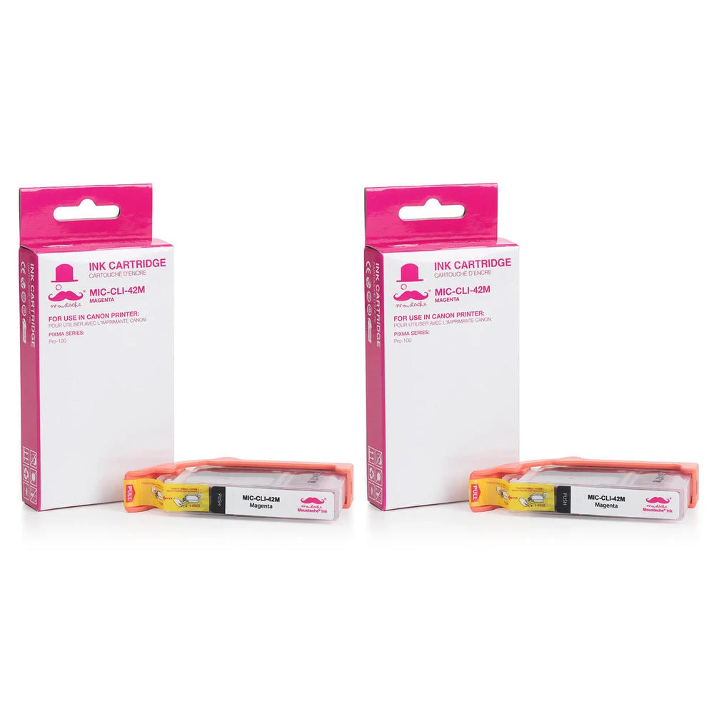 Canon CLI-42M Compatible Magenta Ink Cartridge (6386B002) - Moustache® - 1/Pack 4 Canon CLI-42M Compatible Magenta Ink Cartridge (6386B002) - Moustache® - 1/Pack - Image 4