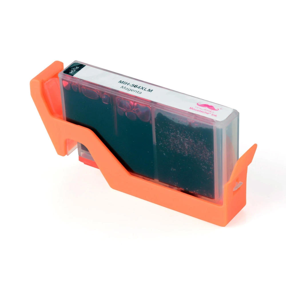 Compatible HP 564XL CB324WC CB324WN Magenta Ink Cartridge High Yield - Moustache® - 1/Pack 2 Compatible HP 564XL CB324WC CB324WN Magenta Ink Cartridge High Yield - Moustache® - 1/Pack - Image 2