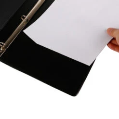 1/2" D-Ring Binder, 3 Rings, Letter Size,Black - Moustache® - 1/Pack -Merangue International shop large 3e0ed Moustache MOS 205PD Binders D Ring Binder Letter Size Labor Saving Design Black 1 Pack Moustache