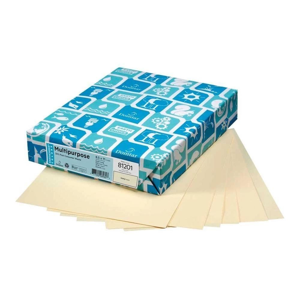 Domtar® Lettermark® Multipurpose Coloured Paper, 8-1/2" X 11", 20lb, 500/pack - Pink 3 Domtar® Lettermark® Multipurpose Coloured Paper, 8-1/2" X 11", 20lb, 500/pack - Pink - Image 3