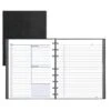 Blueline® NotePro® Daily Undated Planner, 9-1/4 X 7-1/4", Black, 192 Pages - Engish