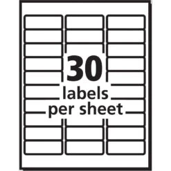 Avery® 5160 Easy Peel® White Laser Address Labels, 2-5/8 X 1" - 3000/Pack, 236604 -Merangue International shop large 4935f Avery Avery Mail Labels x Labels Avery Easy Peel White Laser Mailing Permanent Adhesive Labels Multi Size