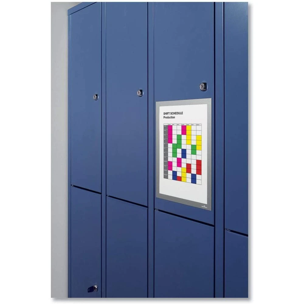 Durable DURAFRAME® Magnetic Document Sign Holder, Letter-Size 8-1/2" X 11", Black, 2 Pack 11 Durable DURAFRAME® Magnetic Document Sign Holder, Letter-Size 8-1/2" X 11", Black, 2 Pack - Image 11