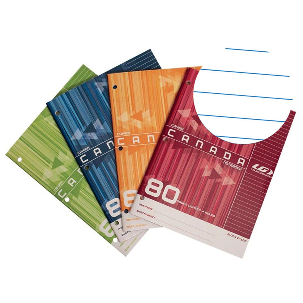 Louis Garneau Canada Notebook Book - Ruled, 1/Pack, Random Colour, 40 Pages, 681189 8 Louis Garneau Canada Notebook Book - Ruled, 1/Pack, Random Colour, 40 Pages, 681189 - Image 8
