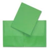 Hilroy Twin-Pocket Presentation Folder, Letter Size,1 Pack - Green