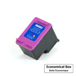 Compatible HP 63XL F6U63AN Tri-Color Ink Cartridge High Yield - Economical Box - 1/Pack