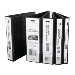 2" D-Ring Binder, Letter Size, Labor-Saving Design, Black, 1/Pack - Moustache® -Merangue International shop large 53aa0 Moustache MOS 321D225PD Binders 2 D Ring Binder 3 Rings Letter Size Black Moustache