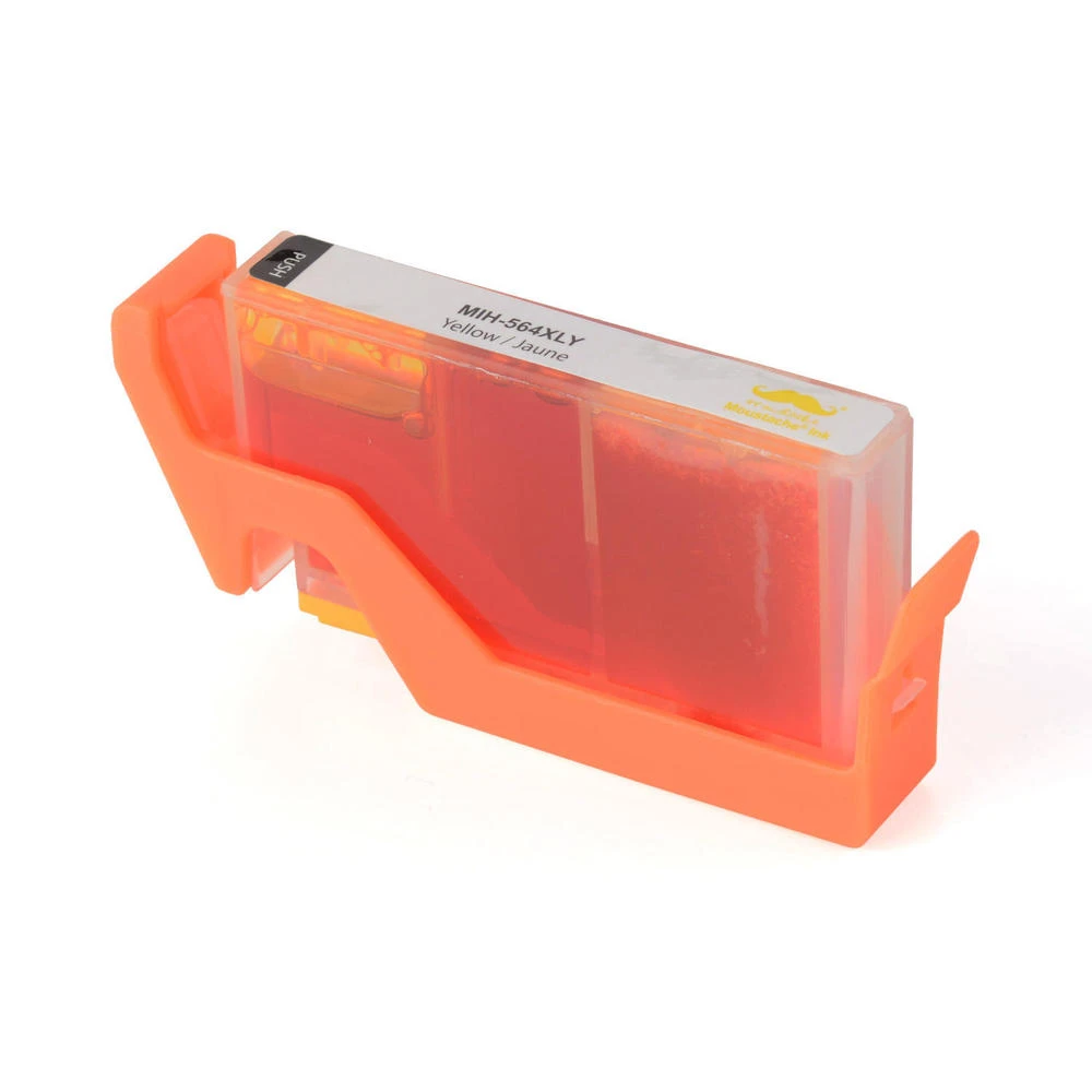 Compatible HP 564XL CB325WC CB325WN Yellow Ink Cartridge High Yield - Moustache® - 1/Pack 2 Compatible HP 564XL CB325WC CB325WN Yellow Ink Cartridge High Yield - Moustache® - 1/Pack - Image 2