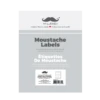 Laser Permanent Address Labels, 1" X 4", White, Compatible - Moustache®