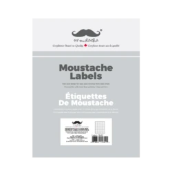 Easy Peel Laser Address Labels, 1-3/4" X 1/2", Compatible, 8000 Labels - Moustache®