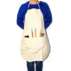 Nobel Cloth Aprons, 100% Cotton, White, 22" X 29 1/2"