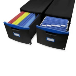 Storex 18" Plastic 1-Drawer File Cabinet With Lock, Legal/Letter - Gray -Merangue International shop large 5b501 Storex 61269U01C Filing Cabinets Storex 18 One Drawer File Cabinet with Lock Legal Letter