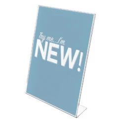 Deflecto Classic Image Slanted Sign Holder, 11"W X 8-1/2"H, Landscape (66701) -Merangue International shop large 5c8fa Deflecto n 330 66701 Sign Holders Display Deflecto Classic Image Slanted Sign Holder