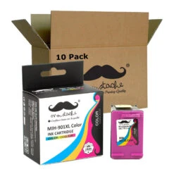 Remanufactured HP 901XL CC656AN Color Ink Cartridge High Yield - Moustache® - 1/Pack 13 Remanufactured HP 901XL CC656AN Color Ink Cartridge High Yield - Moustache® - 1/Pack -Merangue International shop large 5e746 Moustache 901XL Color OfficeJet J4540 Remanufactured HP 901XL CC656AN Color Ink Cartridge High Yield Moustache