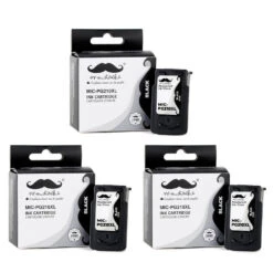 Canon PG-210XL Remanufactured Black Ink Cartridge High Yield - Moustache® - 1/Pack -Merangue International shop large 5ea2c Moustache M PG210XLR PIXMA MP240 Canon PG 210XL Remanufactured Black Ink Cartridge High Yield Moustache