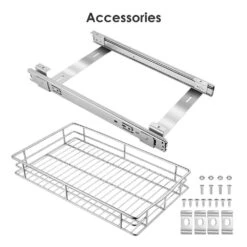 Chrome Finish Storage Pull Out Cabinet Drawer Organizer 18 1/18'' X 11'' X 4 1/8'' - SortWise® -Merangue International shop large 5efd0 SortWise SW PSCS 1118 Cabinet Drawer Hardware Chrome Finish Storage Pull Out Cabinet Drawer Organizer 18 1 18 X 11 X 4 1 8 SortWise