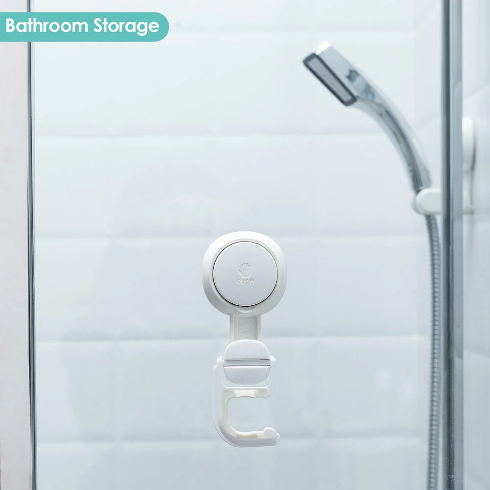 Drill-Free Vacuum Suction Cup Wall Mounted Mop Holder Organizer Self - STORA - 1 Pack 3 Drill-Free Vacuum Suction Cup Wall Mounted Mop Holder Organizer Self - STORA - 1 Pack - Image 3